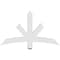 Ekena Millwork Alberta Architectural Grade PVC Gable Bracket, 48"W x 28"H x 4"D x 4"F, 14/12 Pitch GBP048X28X0404ALB00 - alternate 5